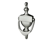 High quality image of Frelan - Jedo Urn Door Knockers 170mm Satin Chrome Sku. JV38SSC