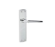 High quality image of Frelan - Bray Door Handle on Latchplate Polished Chrome Sku. JV391PC