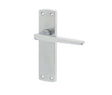 High quality image of Frelan - Bray Door Handle on Lathcplate Satin Chrome Sku. JV391SC