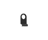 High quality image of Frelan - Jedo Plain Cylinder Pulls 86x44mm Black Sku. JV40BL