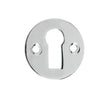 High quality image of Frelan - Round Open Escutcheon Standard Keyway - Polished Chrome | Sku. jv41pc | available to order from Trade Door Handles in Kendal.