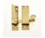 High quality image of Frelan - Jedo Heavy Quadrant Sash Fasteners 70x20mm Polished Brass Sku. JV4200PB