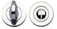 High quality image of Frelan - Jedo Designer Turns & Releases 50mm Round Rose no Indicator 50x10mm Polished Chrome Sku. JV422PC