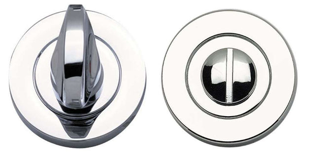 High quality image of Frelan - Jedo Designer Turns & Releases 50mm Round Rose no Indicator 50x10mm Polished Chrome Sku. JV422PC
