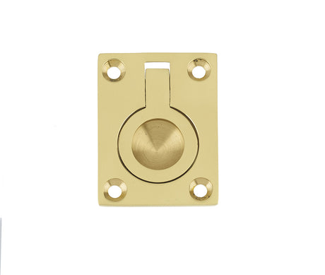 High quality image of Frelan - Jedo 38x50mm Flush Rings 38x50mm Polished Brass Sku. JV424APB