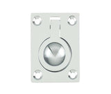 High quality image of Frelan - Jedo 50x63mm Flush Rings 50x63mm Polished Chrome Sku. JV424BPC