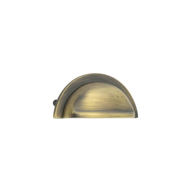 High quality image of Frelan - Jedo 76mm Drawer Pulls Antique Brass Sku. JV427AB