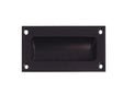 This is an image showing the Frelan - 89x42mm Flush Pull - Black available to order from Trade Door Handles in Kendal