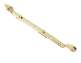 High quality image of Frelan - Victorian Casement Stays 300mm Polished Brass Sku. JV44BPB