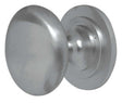 This is an image showing the Frelan - 25mm Dia. Cabinet Knob - Satin Chrome available to order from Trade Door Handles in Kendal