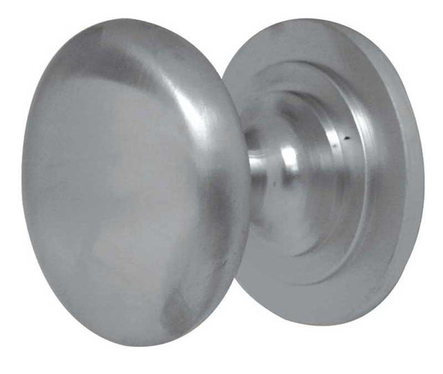 High quality image of Frelan - 25mm Dia. Cabinet Knob - Satin Nickel | Sku. jv47asn | available to order from Trade Door Handles in Kendal.