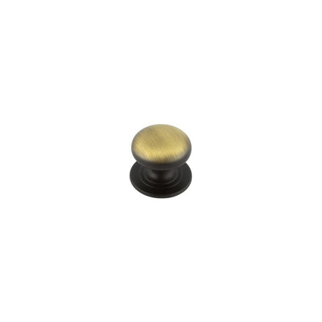 High quality image of Frelan - Jedo Traditional Cupboard Knobs 32mm Antique Brass Sku. JV47BAB