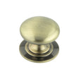 High quality image of Frelan - Jedo Traditional Cupboard Knobs 38mm Antique Brass Sku. JV47CAB