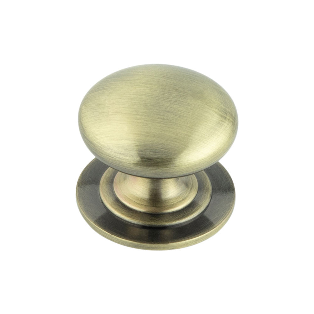 High quality image of Frelan - Jedo Traditional Cupboard Knobs 38mm Antique Brass Sku. JV47CAB