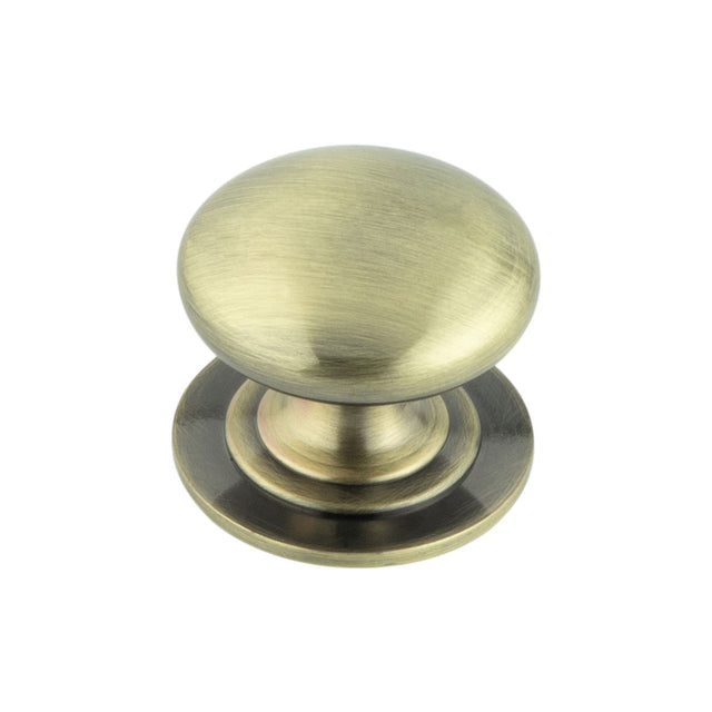 High quality image of Frelan - Jedo Traditional Cupboard Knobs 38mm Antique Brass Sku. JV47CAB