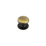 High quality image of Frelan - Jedo Traditional Cupboard Knobs 42mm Antique Brass Sku. JV47DAB