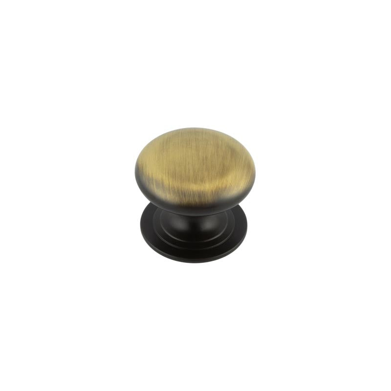 High quality image of Frelan - Jedo Traditional Cupboard Knobs 50mm Antique Brass Sku. JV47EAB