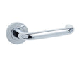 High quality image of Frelan - Thame Door Handle on Rose Polished Chrome Sku. JV502PC