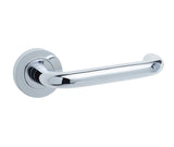 High quality image of Frelan - Thame Door Handle on Rose Polished Chrome Sku. JV502PC
