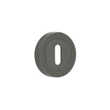 This is an image showing the Frelan - Standard Escutcheon - Black Nickel jv503bn that is availble to order from Trade Door Handles in Kendal.