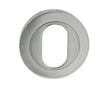 High quality image of Frelan - Oval Profile Escutcheons - Satin Chrome | Sku. jv503usc | available to order from Trade Door Handles in Kendal.