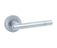 This is an image showing the Frelan - Kudos SC lever on rose available to order from Trade Door Handles in Kendal