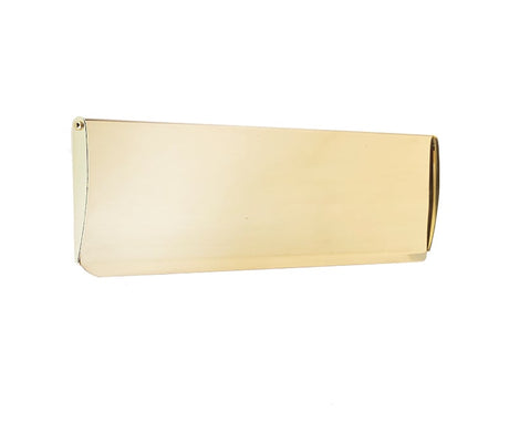 This is an image showing the Frelan - Inner Door Tidy 304 x 80mm - Polished Brass available to order from Trade Door Handles in Kendal