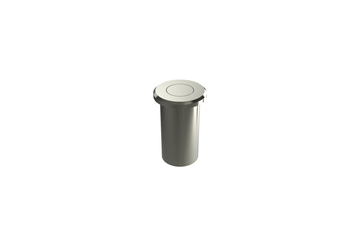 High quality image of Frelan - Jedo Brass Dust Proof Spring Floor Bolt Socket 25x40mm Satin Nickel Sku. JV5642SN