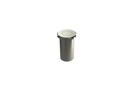 High quality image of Frelan - Jedo Brass Dust Proof Spring Floor Bolt Socket 25x40mm Satin Nickel Sku. JV5642SN