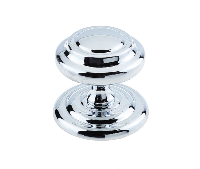 High quality image of Frelan - Jedo Sloane Centre Door Knobs 102mm Polished Chrome Sku. JV57PC