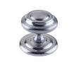 This is an image showing the Frelan - Sloane Centre Door Knob - Satin Chrome available to order from Trade Door Handles in Kendal