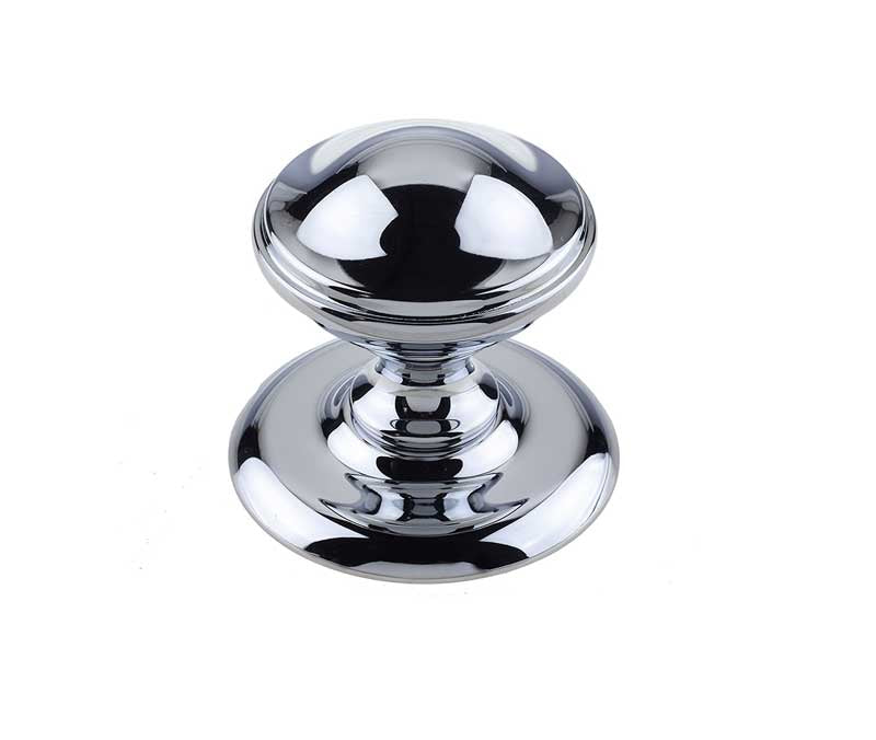 High quality image of Frelan - Jedo Belgravia Centre Door Knobs 66mm Polished Chrome Sku. JV59PC