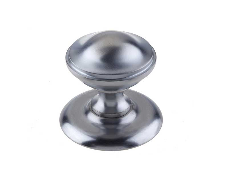 High quality image of Frelan - Jedo Belgravia Centre Door Knobs 66mm Satin Chrome Sku. JV59SC