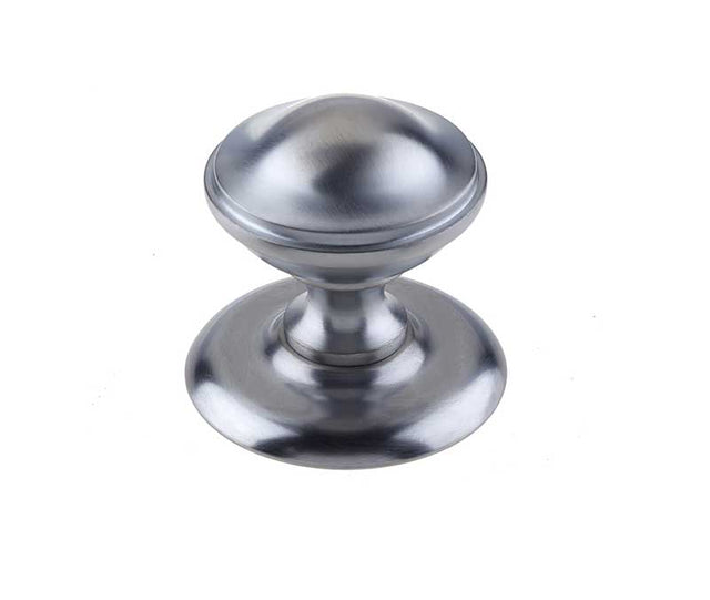 High quality image of Frelan - Jedo Belgravia Centre Door Knobs 66mm Satin Chrome Sku. JV59SC