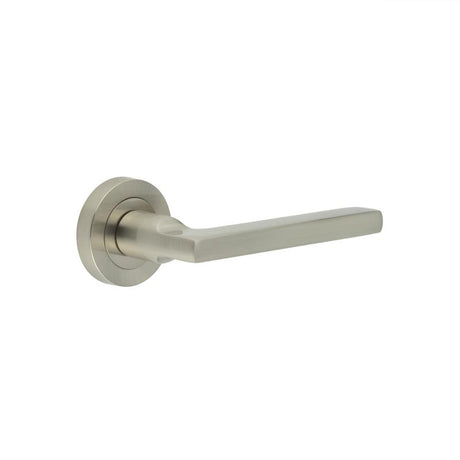 High quality image of Frelan - Jet Door Handles in Satin Nickel Sku. JV600SN