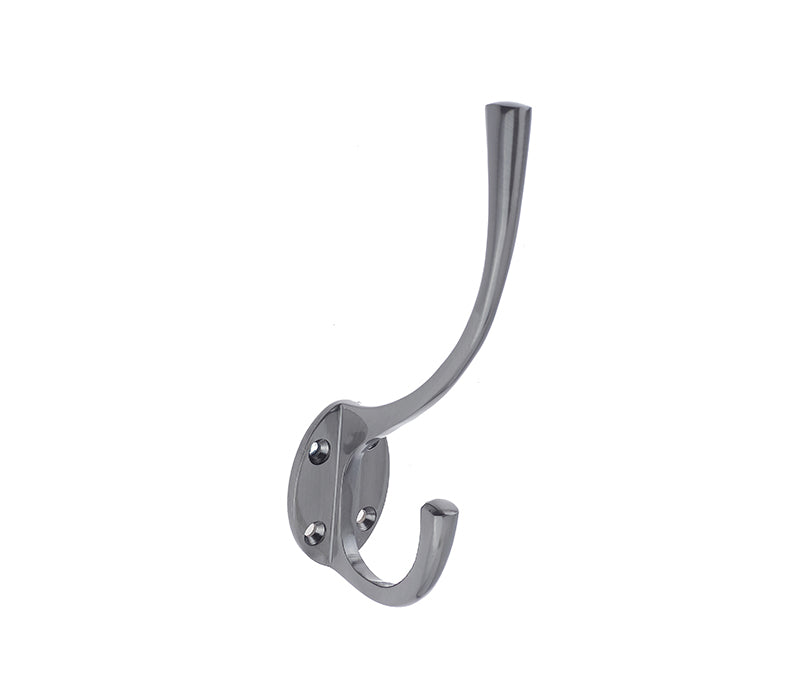 High quality image of Frelan - Jedo Solid Brass Hat & Coat Hook 142mm Dark Bronze Sku. JV60DB