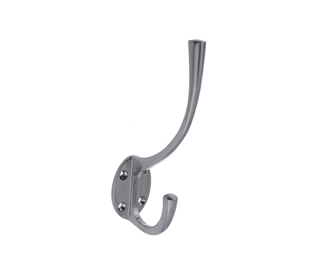 High quality image of Frelan - Jedo Solid Brass Hat & Coat Hook 142mm Dark Bronze Sku. JV60DB