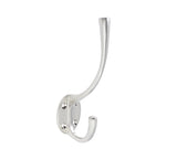 High quality image of Frelan - Jedo Solid Brass Hat & Coat Hook 142mm Satin Nickel Sku. JV60SN