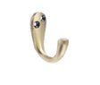 High quality image of Frelan - Single Robe Hook - Antique Brass | Sku. jv61ab | available to order from Trade Door Handles in Kendal.