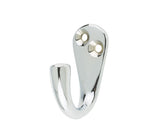 High quality image of Frelan - Jedo Single Robe Hooks 44mm Polished Chrome Sku. JV61PC