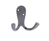 High quality image of Frelan - Jedo Double Robe Hooks 53mm Dark Bronze Sku. JV62DB