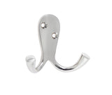 High quality image of Frelan - Jedo Double Robe Hooks 53mm Satin Nickel Sku. JV62SN
