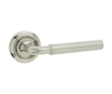 High quality image of Frelan - Elise Door Handle on Rose Satin Nickel Sku. JV650SN