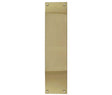 This is an image showing the Frelan - 350x75mm PB fingerplate available to order from Trade Door Handles in Kendal