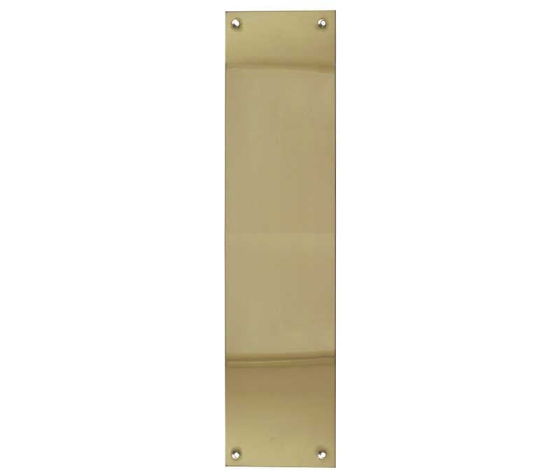 This is an image showing the Frelan - 350x75mm PB fingerplate available to order from Trade Door Handles in Kendal