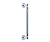 High quality image of Frelan - Jedo Lydia Pull Handles 225mm Polished Chrome / Satin Chrome Sku. JV791PCSC