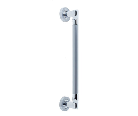 High quality image of Frelan - Jedo Lydia Pull Handles 225mm Polished Chrome / Satin Chrome Sku. JV791PCSC