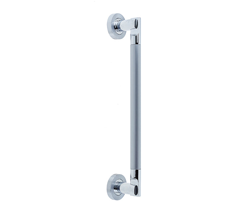 High quality image of Frelan - Jedo Lydia Pull Handles 305mm Polished Chrome / Satin Chrome Sku. JV792PCSC