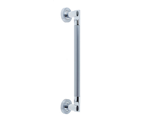 High quality image of Frelan - Jedo Lydia Pull Handles 305mm Polished Chrome / Satin Chrome Sku. JV792PCSC