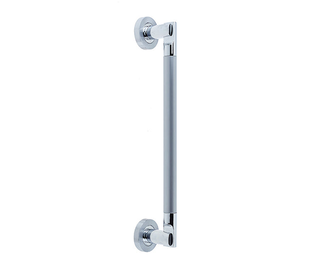 High quality image of Frelan - Jedo Lydia Pull Handles 305mm Polished Chrome / Satin Chrome Sku. JV792PCSC